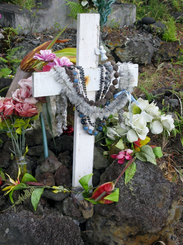 A grave decoration
