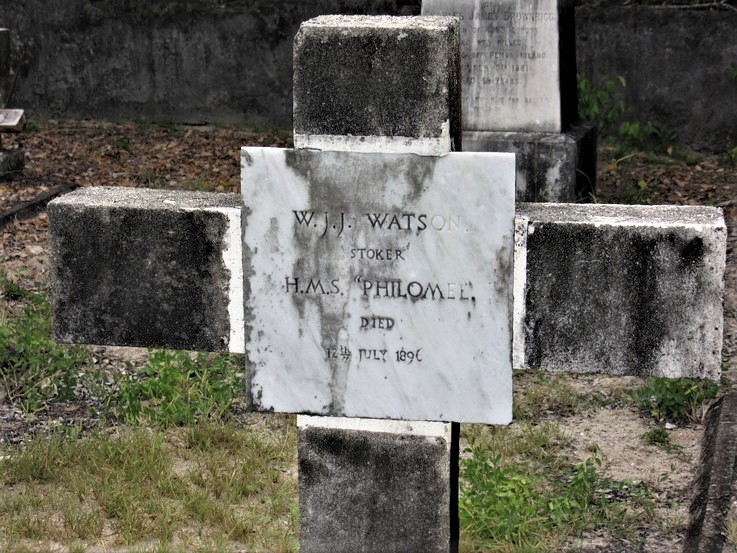Grave of sailor from HMS Philomel Grave Island Zanzibar Grave of sailor from HMS Philomel Grave Island Zanzibar