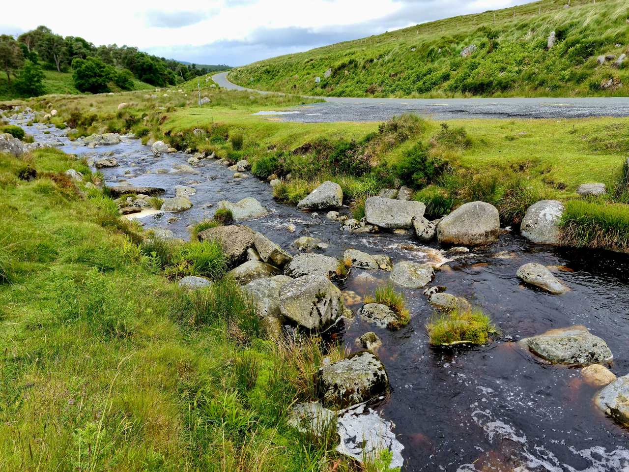 Roadside markers, Co. Wicklow, Ireland
