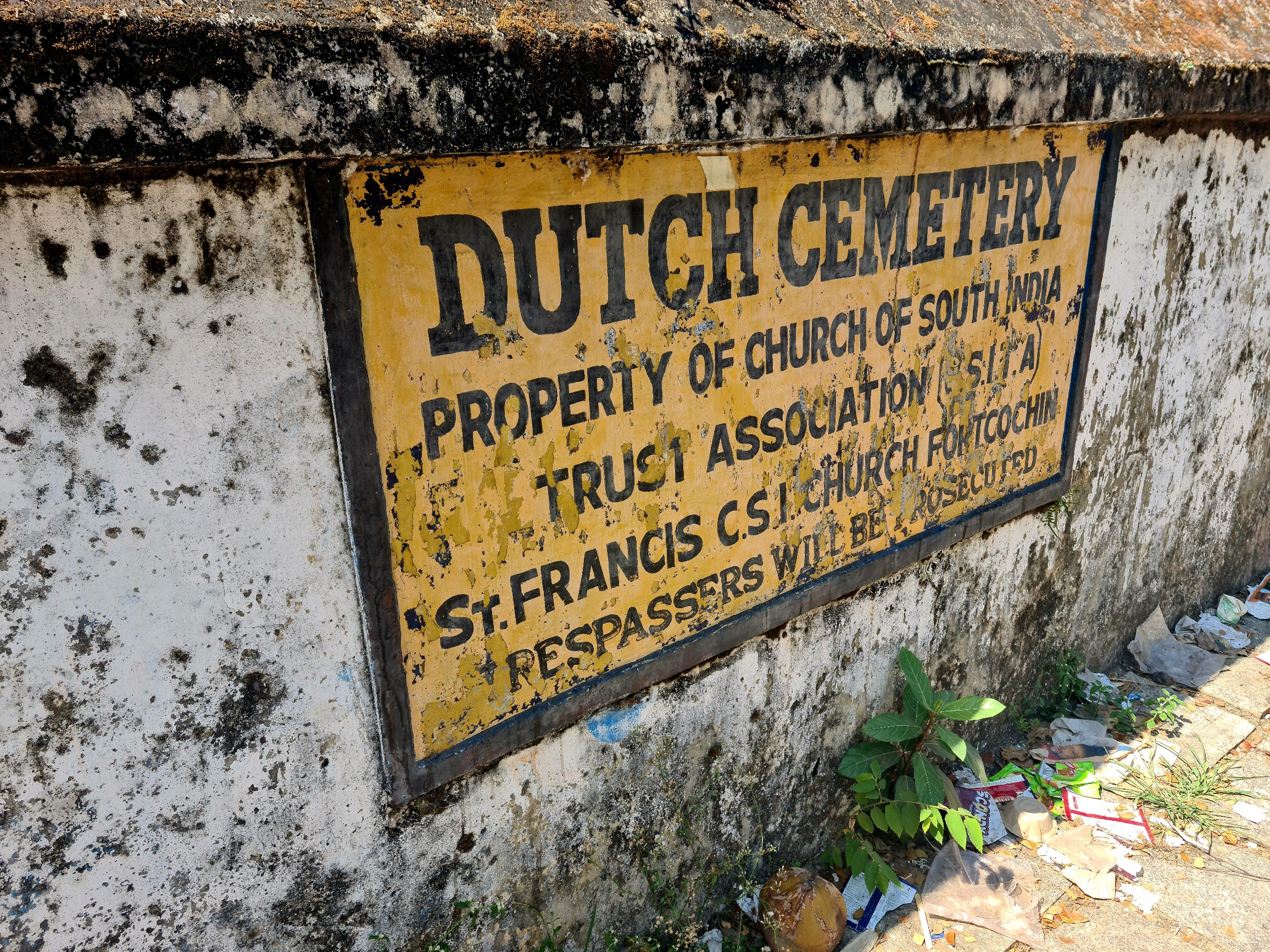 Dutch Cemetery, Kochi, Kerala, India