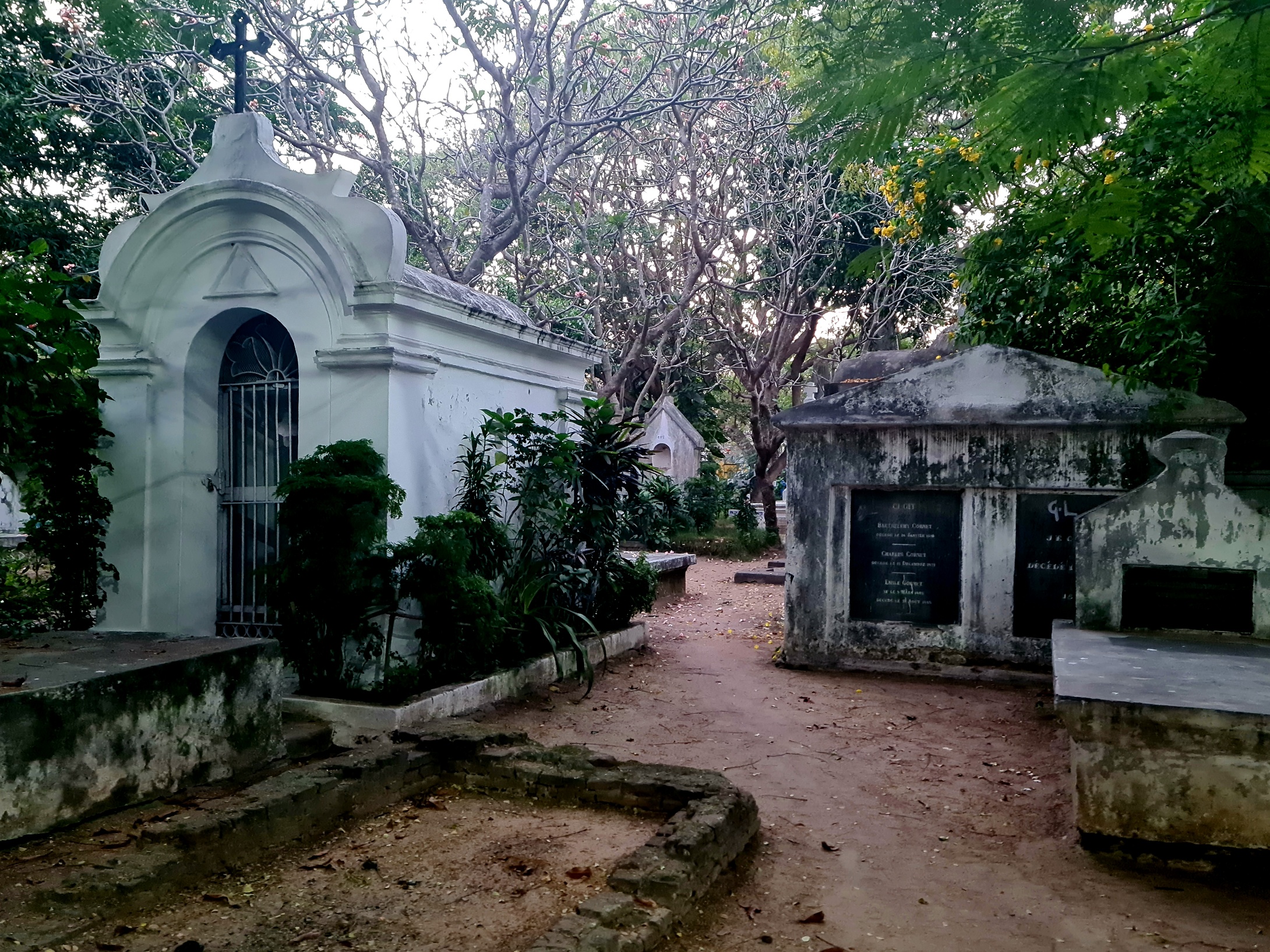 Cemeteries in Puducherry, India